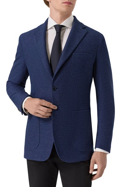 Хлопковый пиджак MVST, арт. TRIC0TT0N 40886, фото 5