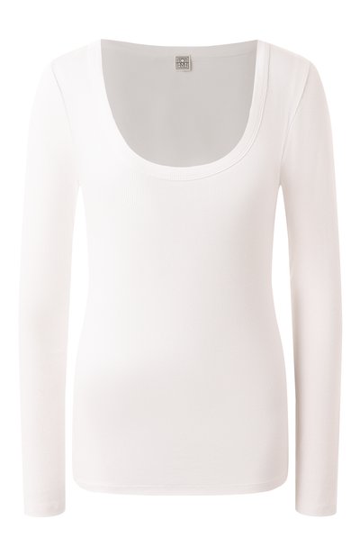 Женская хлопковый лонгслив TOTEME, арт. 241-WRT1060-FB0094/047