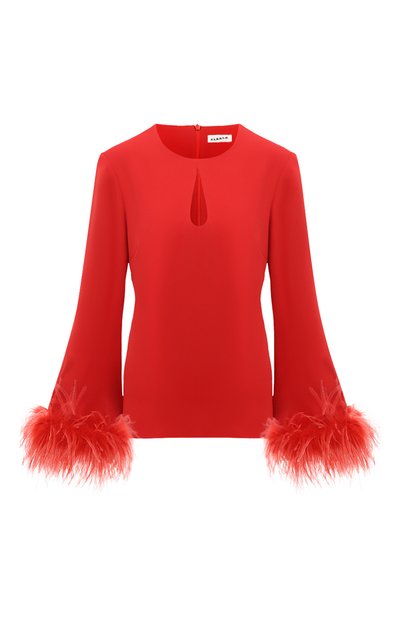 Женская блузка с отделкой перьями P.A.R.O.S.H., арт. D313048P