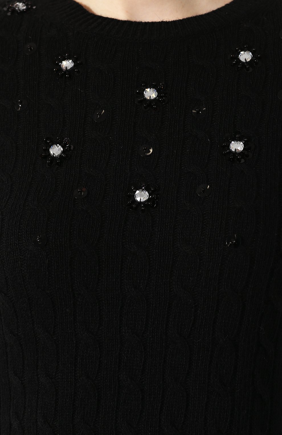 Пуловер из смеси шерсти и вискозы REDVALENTINO, арт. RR3KCA18/BLM, фото 5