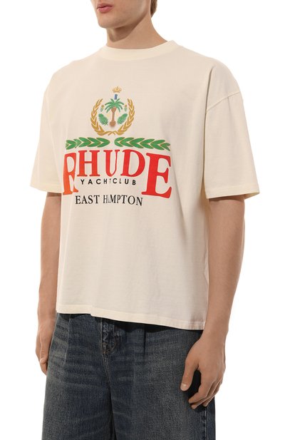 Хлопковая футболка RHUDE, арт. RHSS24TT05012611, фото 3