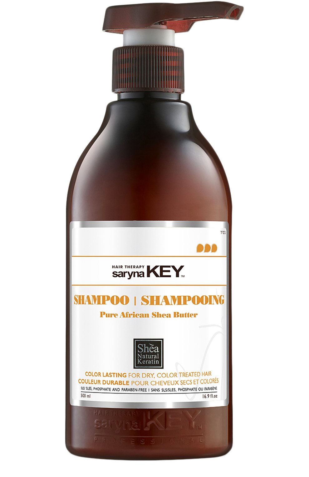 Восстанавливающий шампунь с африканским маслом ши color lasting (500ml) SARYNA KEY, арт. 7290012928246, фото 1