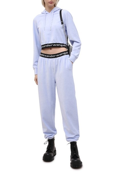 Вельветовое худи ALEXANDERWANG.T, арт. 4CC1211197, фото 2