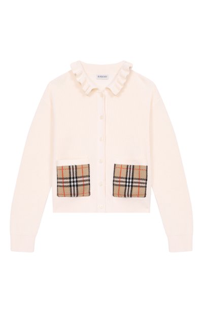 Кардиган из хлопка и шерсти BURBERRY, арт. 8117677