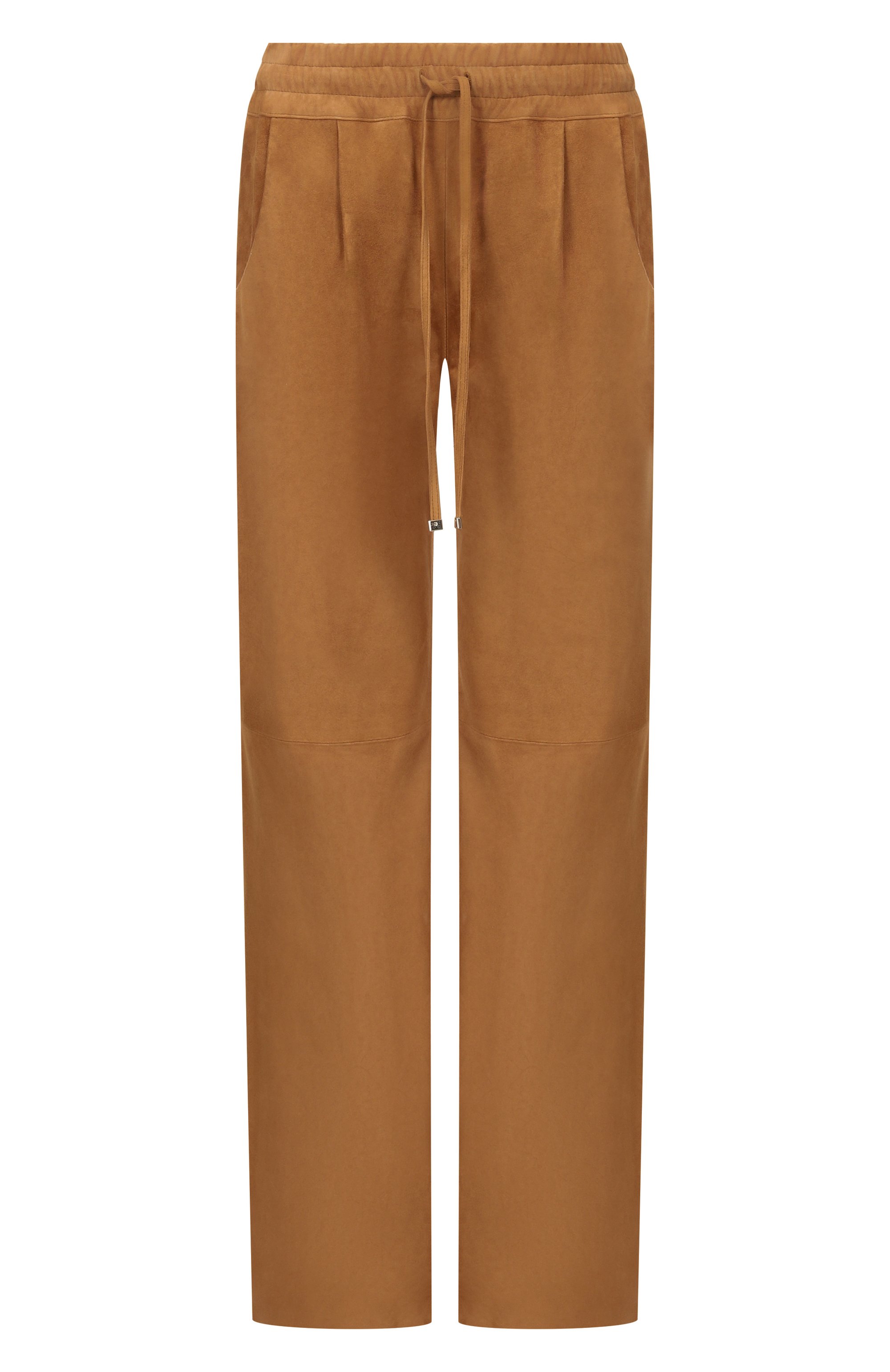 Замшевые брюки KITON светло-коричневого цвета по цене 294500 руб., арт. D59172K0918F10, фото 1 Замшевые брюки KITON, арт. D59172K0918F10, фото 1