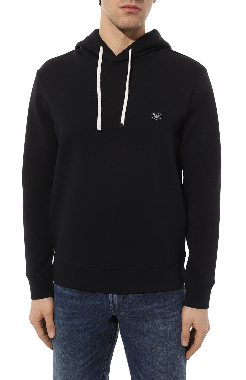 Хлопковое худи EMPORIO ARMANI, арт. 8N1MD0/1JHSZ, фото 3