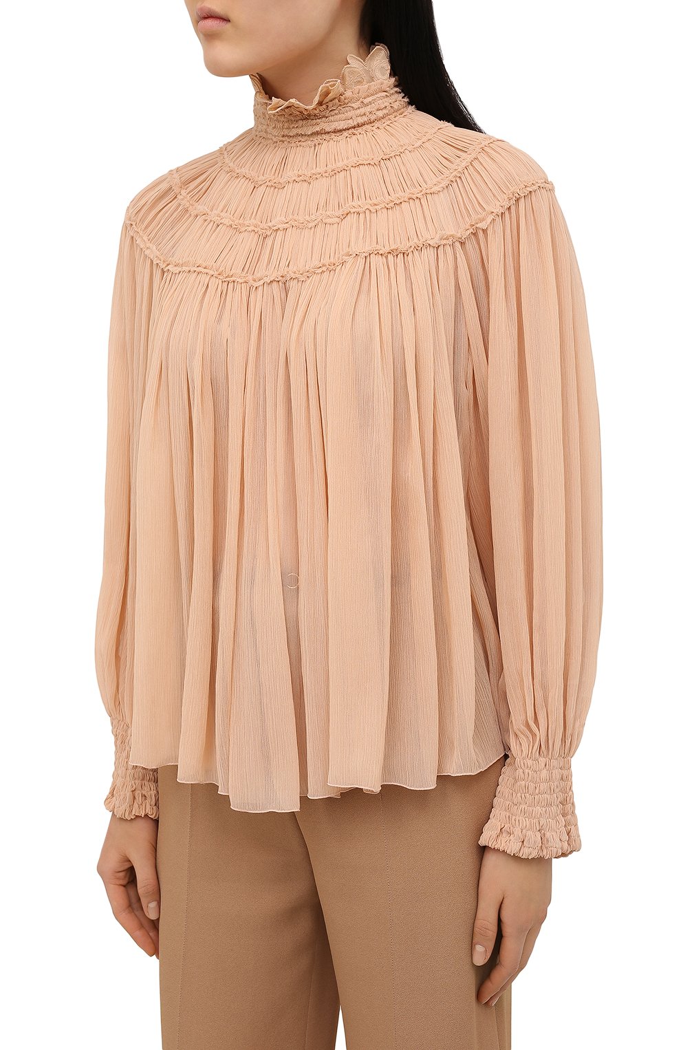Шелковая блузка CHLOÉ, арт. CHC21SHT01006, фото 3