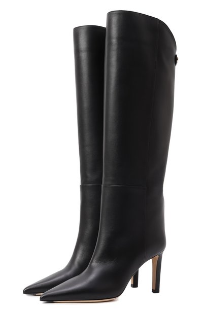 Женские кожаные сапоги alizze 85 JIMMY CHOO, арт. ALIZZE KB 85/CQX