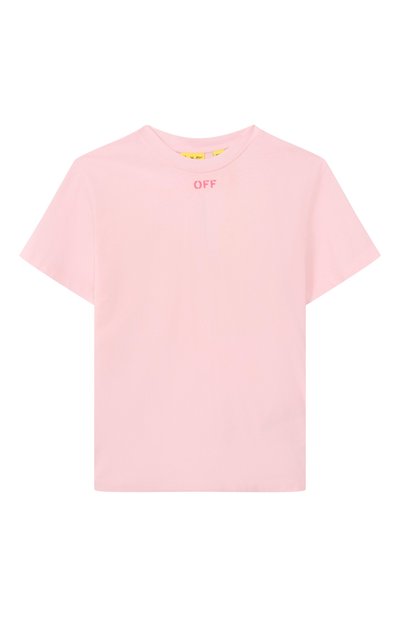Хлопковая футболка OFF-WHITE, арт. 0GAA001S26JER006_001