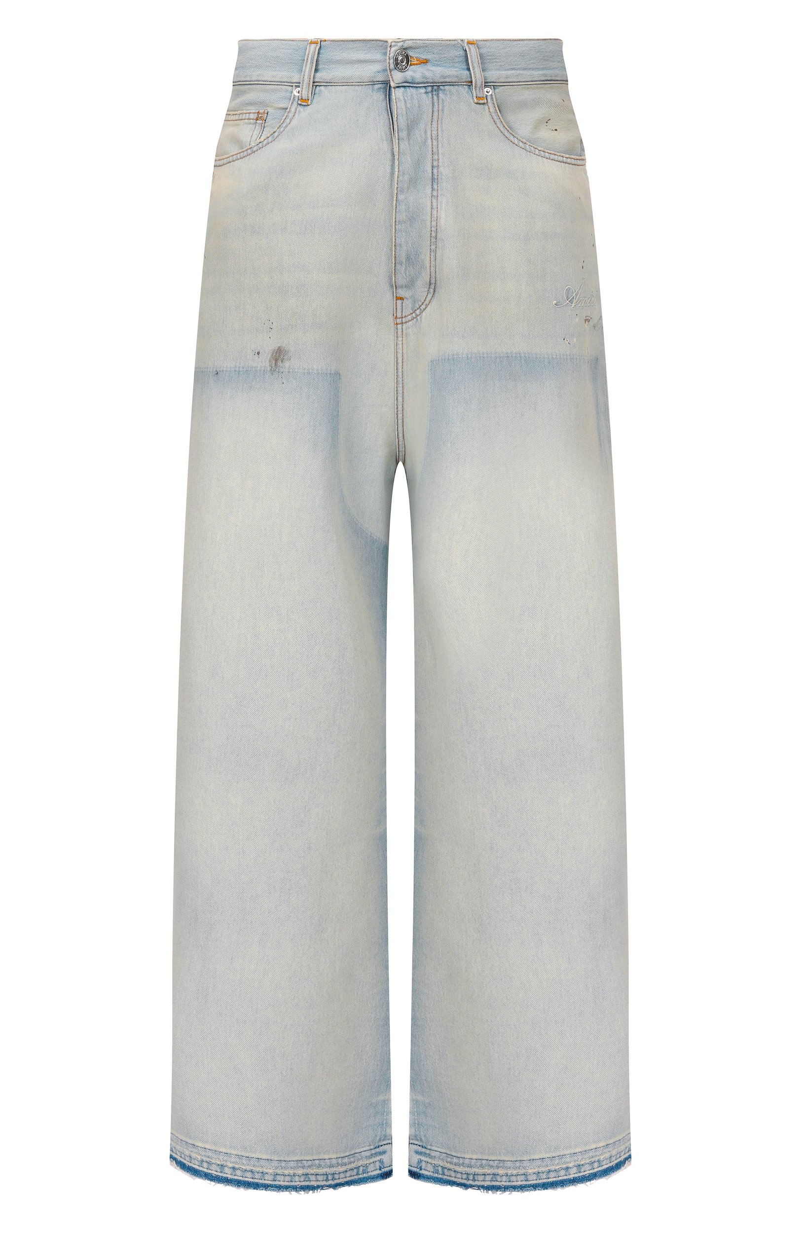 Джинсы AMIRI голубого цвета по цене 95650 руб., арт. AMBMJE1136, фото 1 Джинсы AMIRI, арт. AMBMJE1136, фото 1