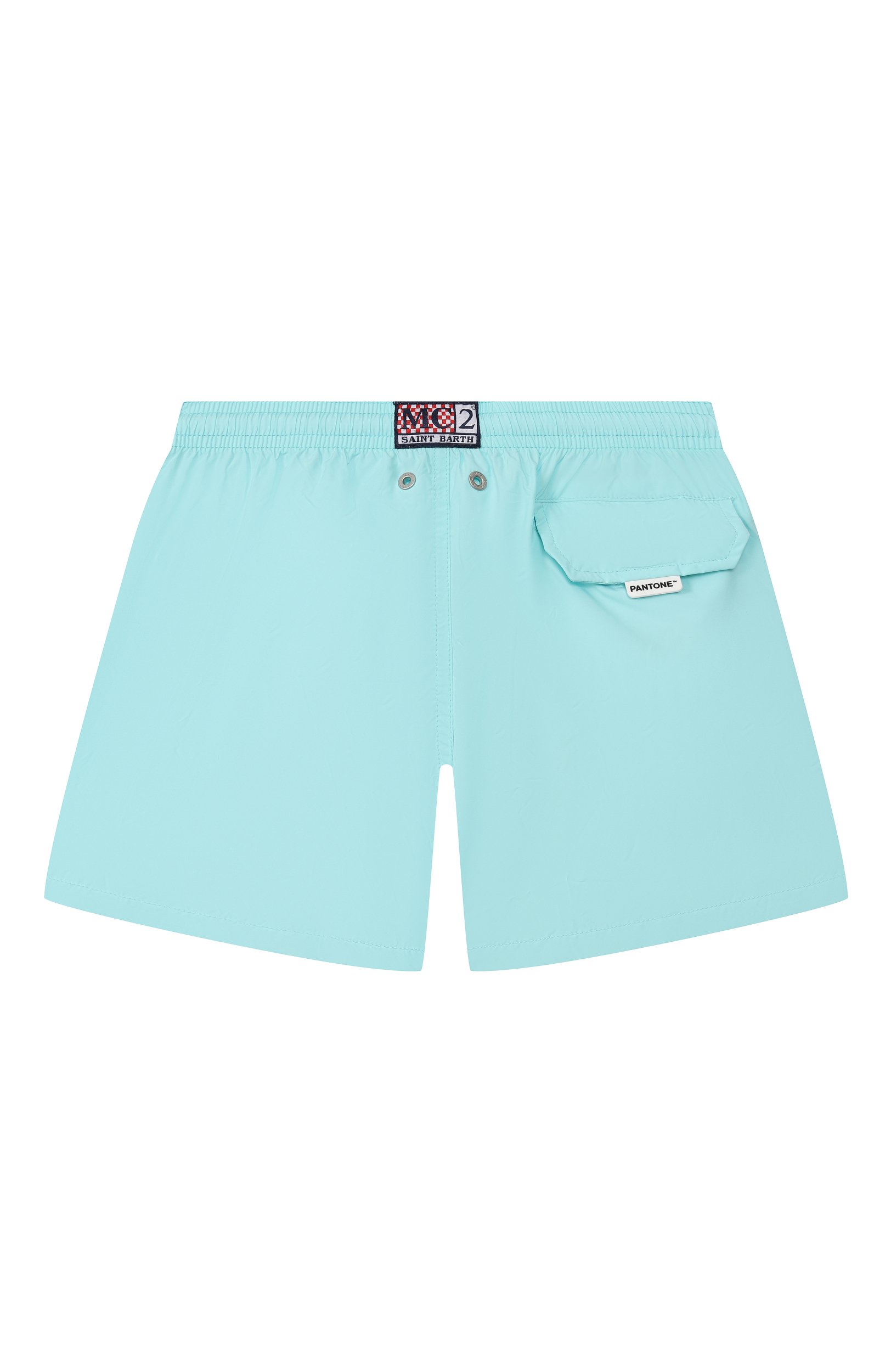 Плавки-шорты MC2 SAINT BARTH голубого цвета по цене 8995 руб., арт. JEA0012-00059L/JEAN LIGHTING PANT0NE, фото 2 Плавки-шорты MC2 SAINT BARTH, арт. JEA0012-00059L/JEAN LIGHTING PANT0NE, фото 2