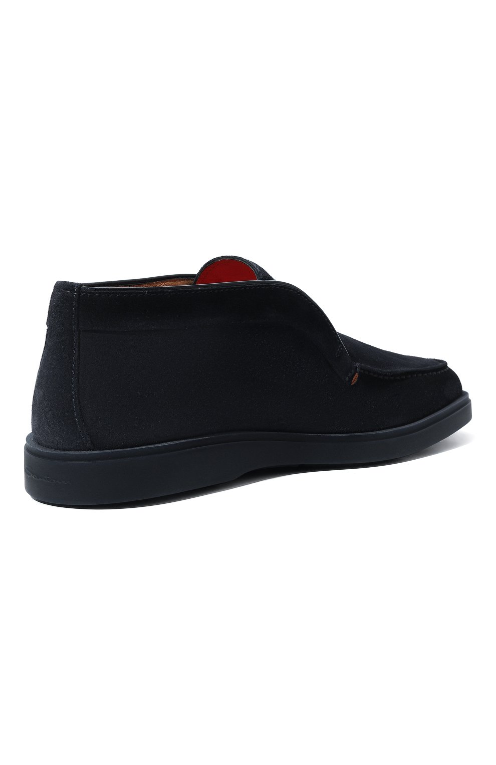 Замшевые ботинки detroit SANTONI темно-синего цвета по цене 67850 руб., арт. MGDG1782300TEGEXU60, фото 5 Замшевые ботинки detroit SANTONI, арт. MGDG1782300TEGEXU60, фото 5