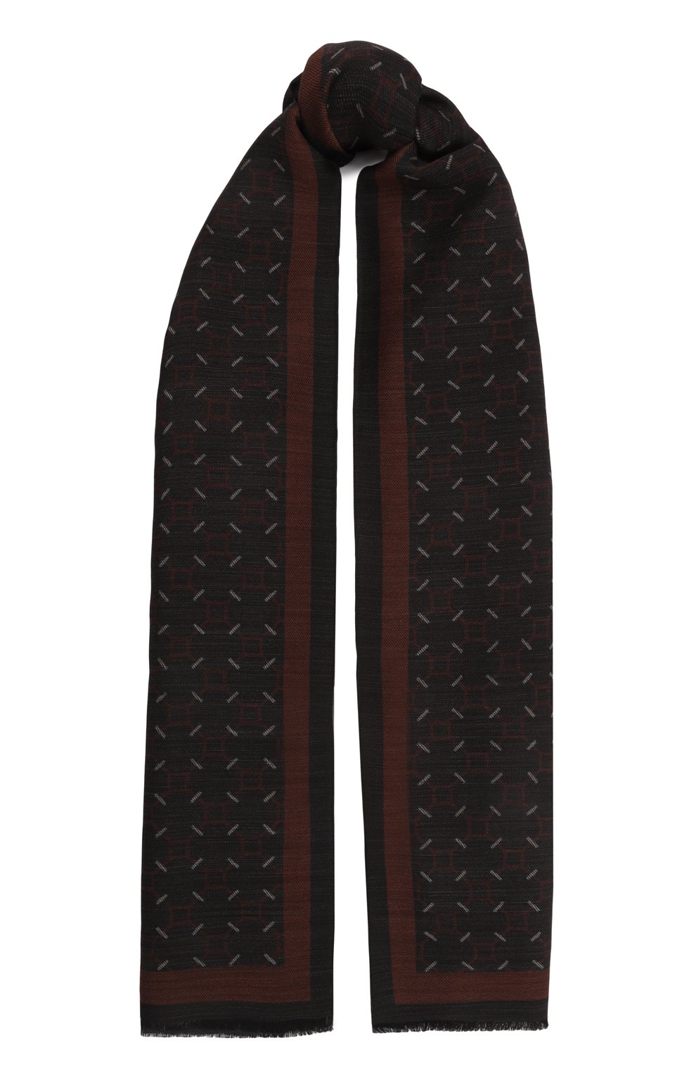 Шарф из шерсти и шелка CORNELIANI, арт. 92B345-3829021, фото 1