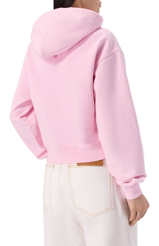 Хлопковое худи Jacquemus 24EH0W00247/AJ00109 Розовый  24EH0W00247/AJ00109 Фото 4