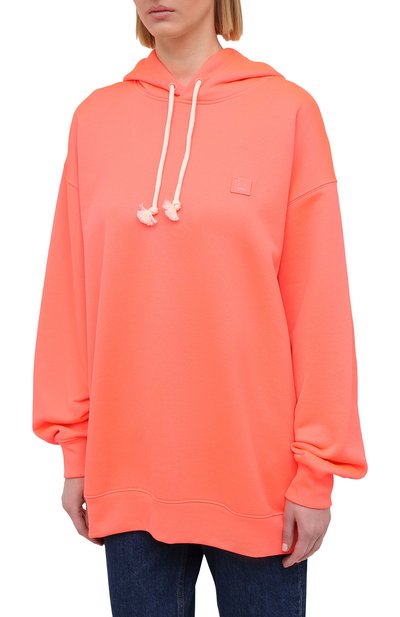 Хлопковое худи ACNE STUDIOS, арт. CI0065/W, фото 3