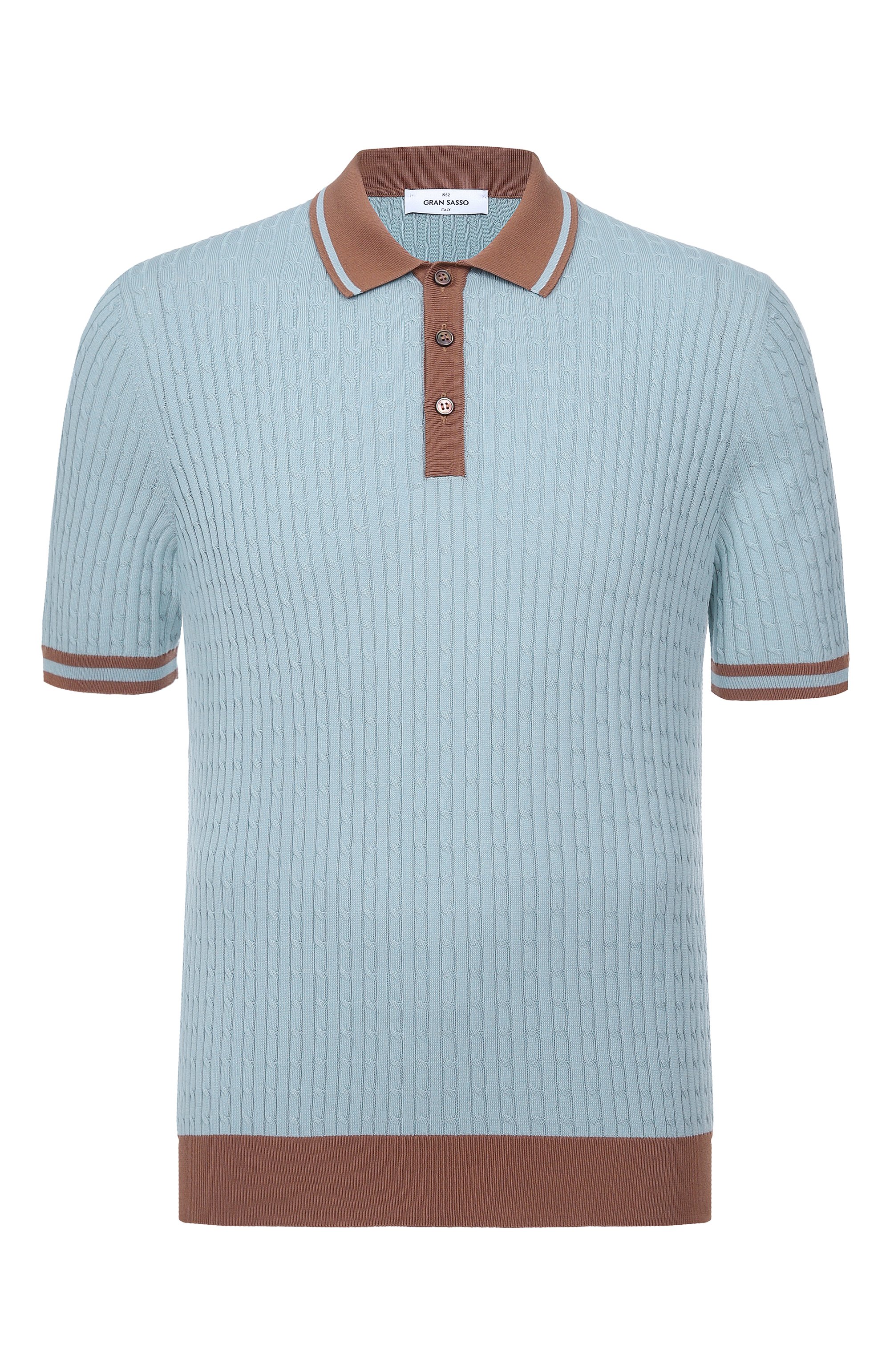 Хлопковое поло GRAN SASSO, арт. 57113/20625, фото 1