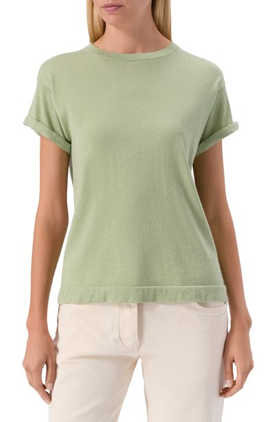 Пуловер из кашемира и шелка BRUNELLO CUCINELLI, арт. M41810000, фото 3