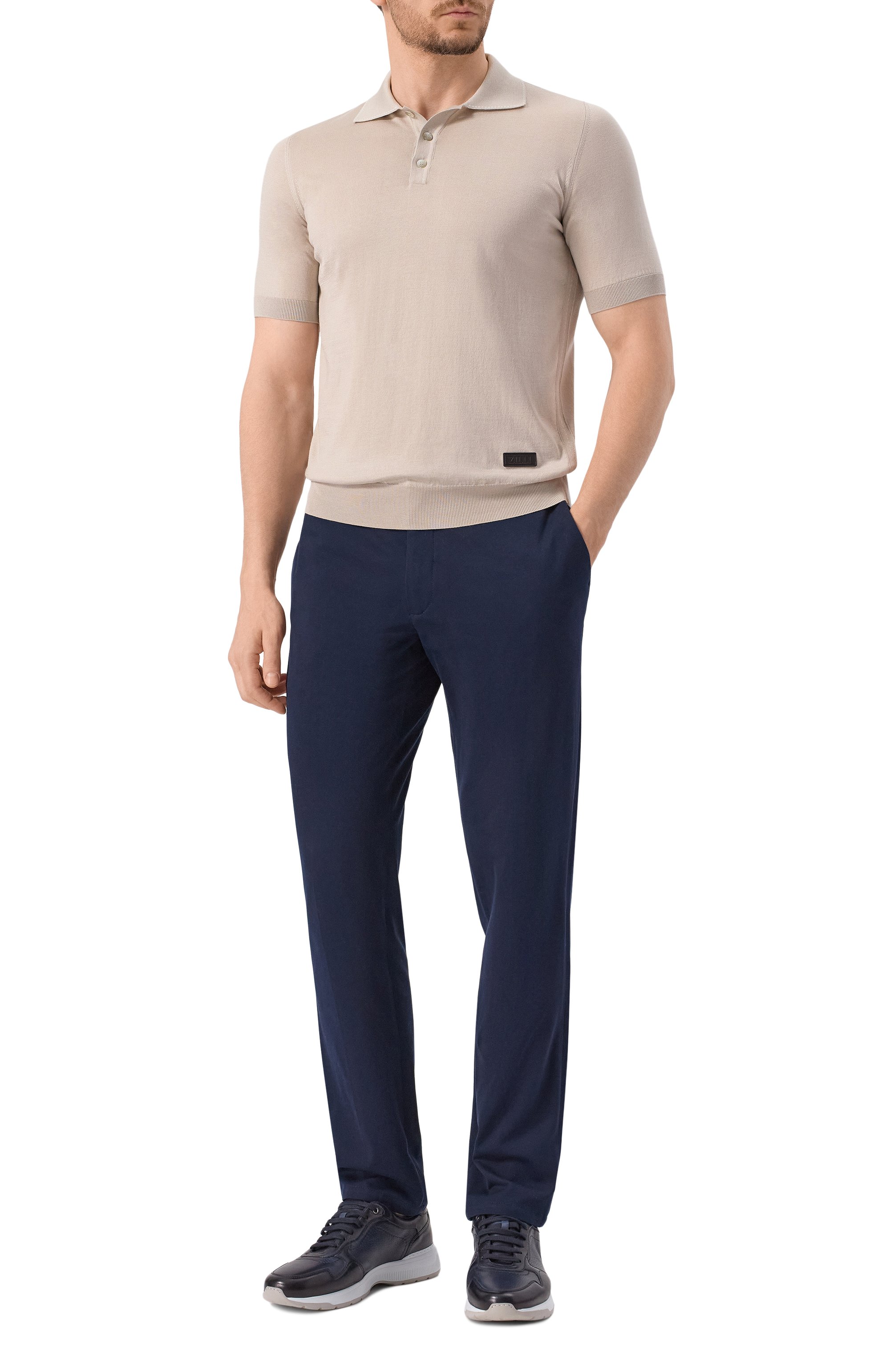 Кожаные кроссовки ZILLI, арт. H0138BM1166VZEV06, фото 2