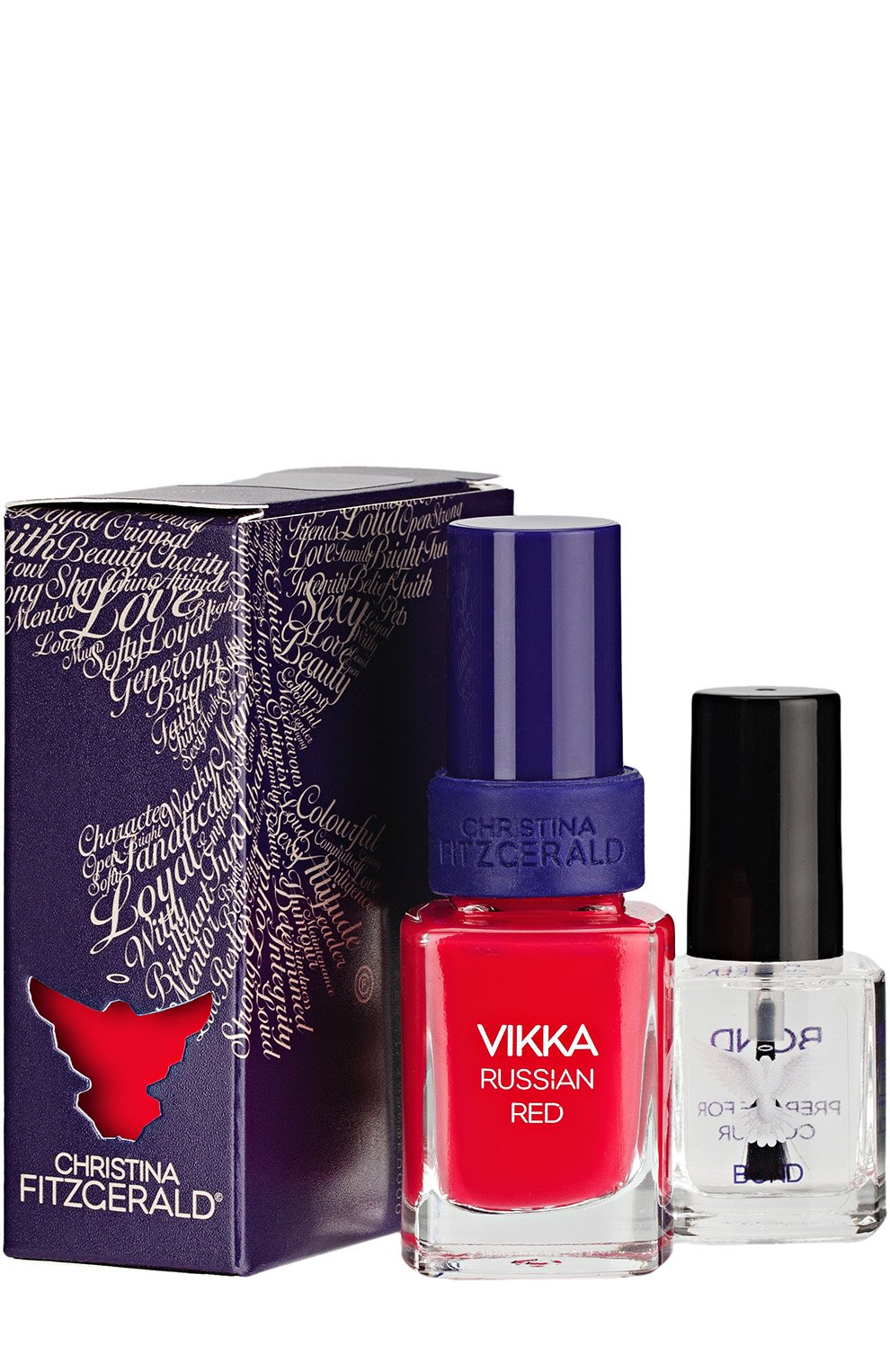Лак для ногтей \русский красный\" vikka russian red + bond" CHRISTINA FITZGERALD, арт. 9333381002815, фото 1
