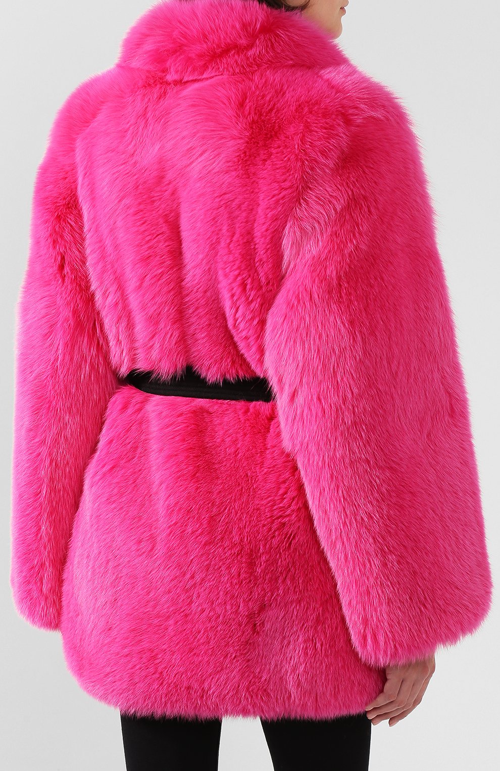 Шуба из меха песца BLANCHA, арт. 19121/100Z/15/SH0CKING, фото 4