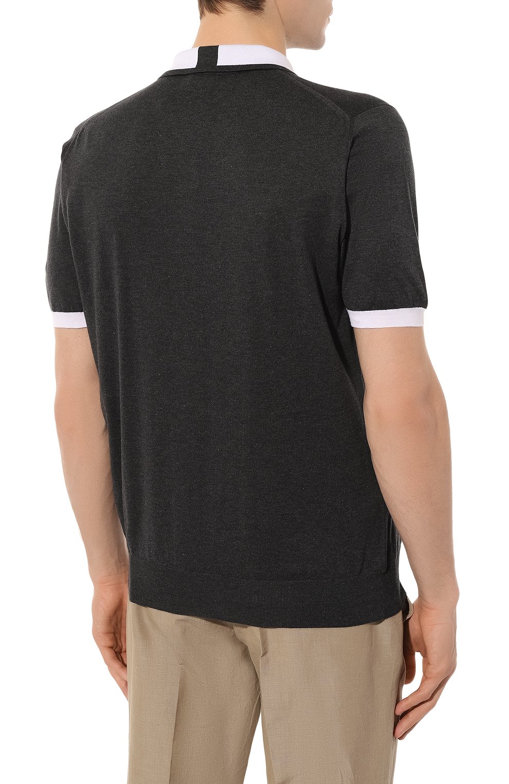 Хлопковое поло KITON, арт. UK571, фото 4