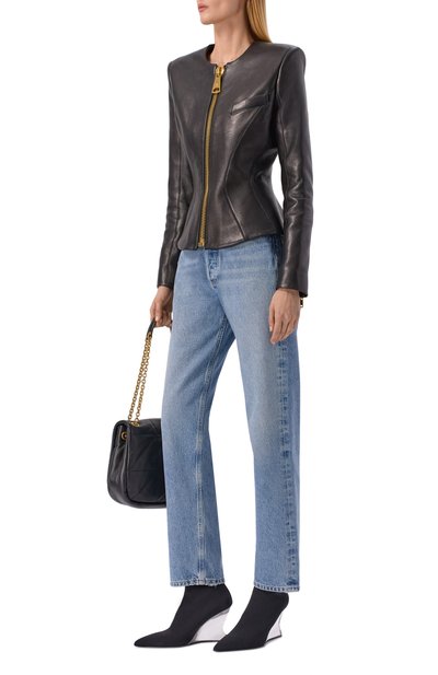 Текстильные ботильоны BALMAIN, арт. GN1TE201/TKNI, фото 3