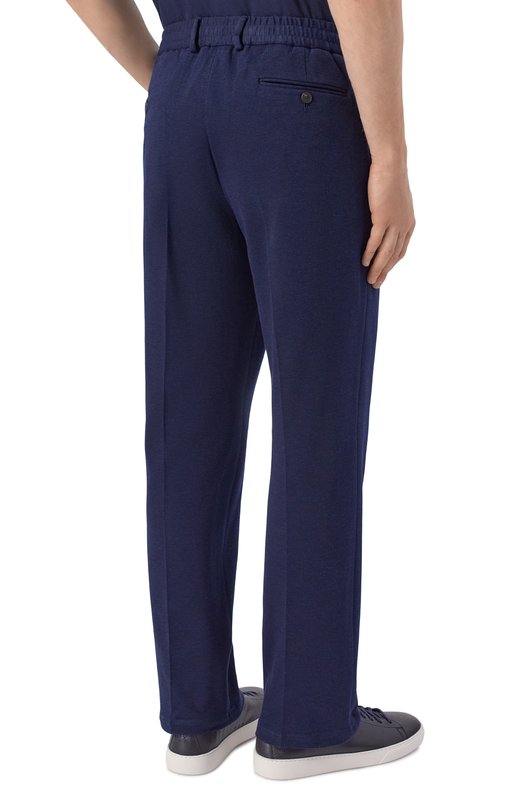 Хлопковые брюки Gran Sasso 76121/76024 Синий  76121/76024 Фото 4