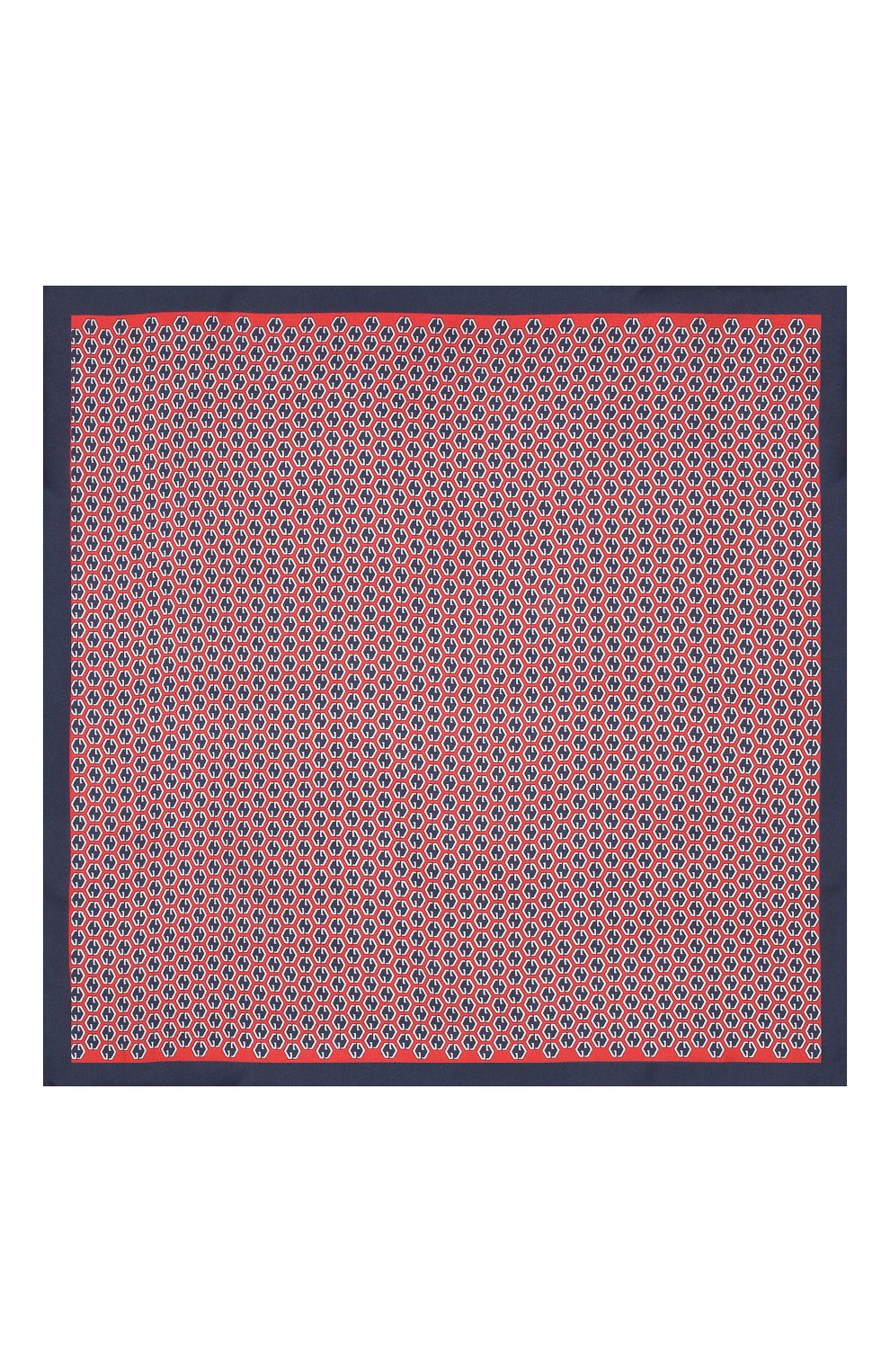 Шелковый платок GUCCI красного цвета по цене 18720 руб., арт. 581793/4G001, фото 3 Шелковый платок GUCCI, арт. 581793/4G001, фото 3