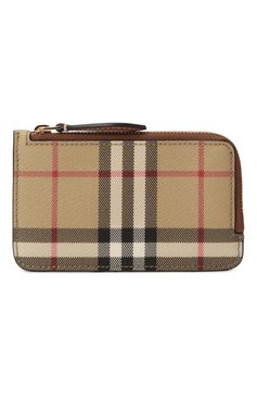 Женский футляр для кредитных карт BURBERRY бежевого цвета, арт. 8094427 | Фото 1 (Нос: Не проставлено; Материал: Пластик)