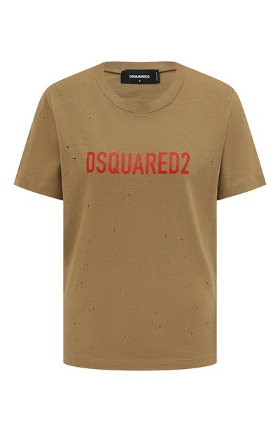 Женская хлопковая футболка DSQUARED2, арт. S75GD0309/S22507