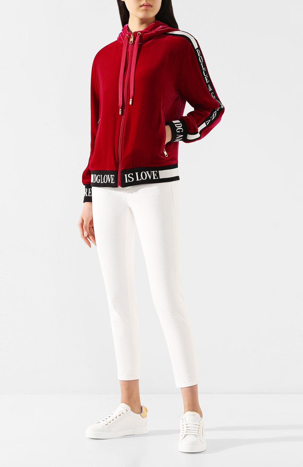 Толстовка из смеси вискозы и шелка DOLCE & GABBANA, арт. F9H02T/G7VDM, фото 2