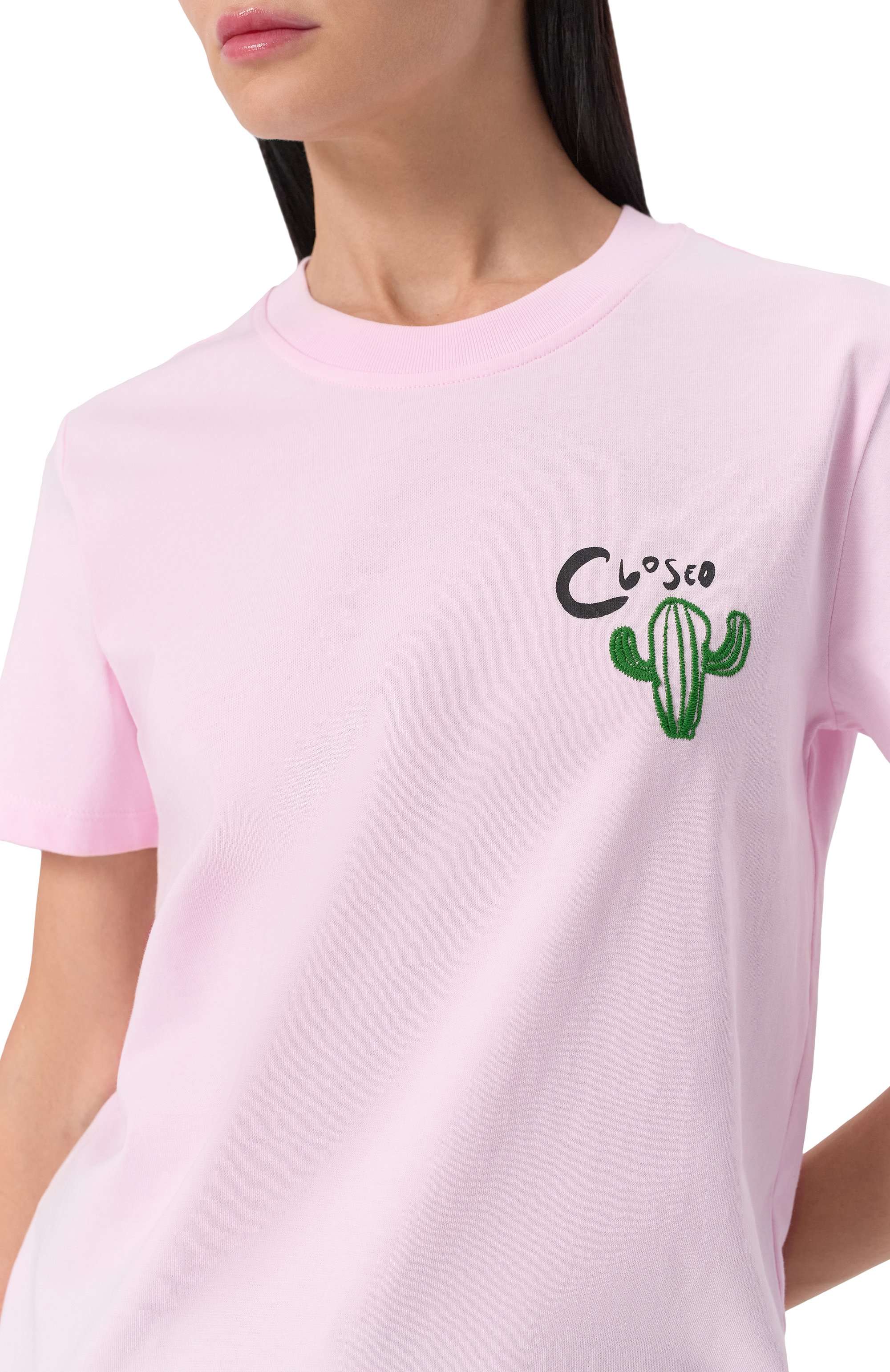 Хлопковая футболка CLOSED, арт. C95552-44H-EM, фото 5