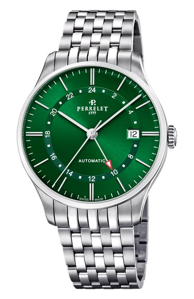 Мужские часы weekend gmt green PERRELET, арт. A1304/7