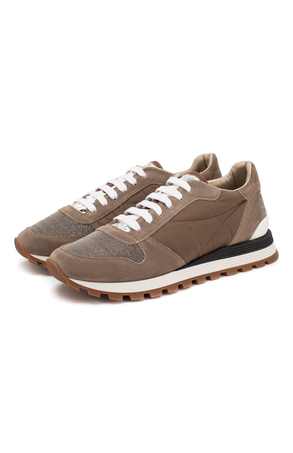 Кожаные кроссовки BRUNELLO CUCINELLI, арт. MZSFG1591, фото 1