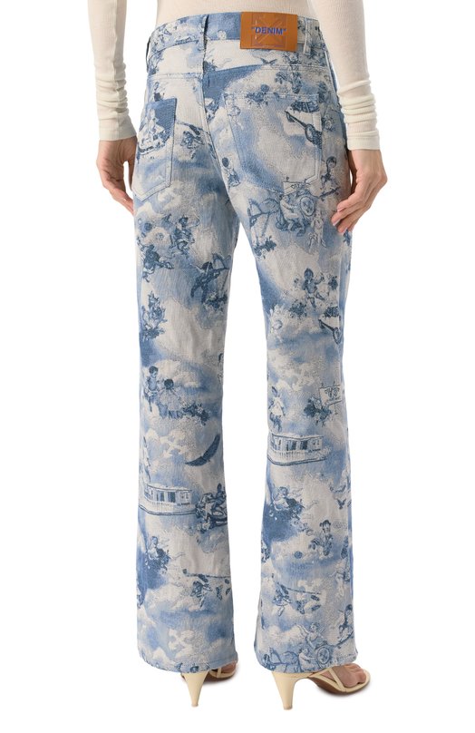 Джинсы Off-White 0WYA062S25FAB001 Голубой  0WYA062S25FAB001 Фото 4