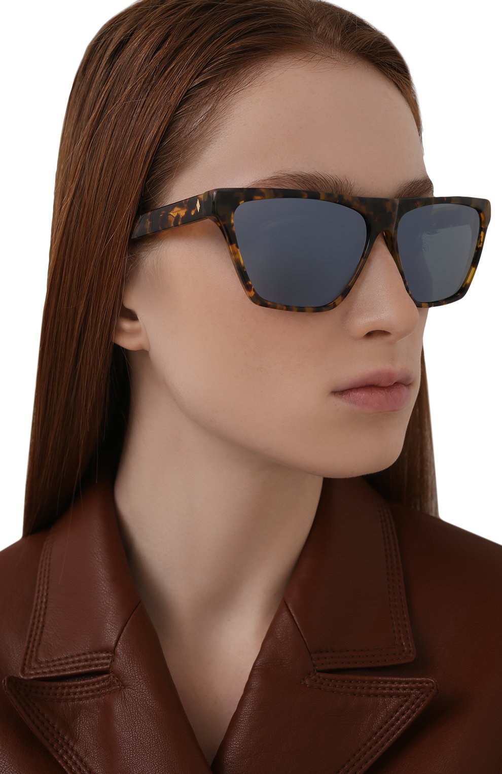 Солнцезащитные очки THE ATTICO коричневого цвета по цене 27800 руб., арт. ATTIC019C2 SUN, фото 2 Солнцезащитные очки THE ATTICO, арт. ATTIC019C2 SUN, фото 2