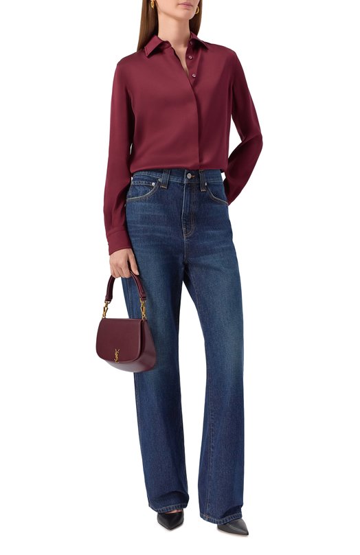 Сумка Voltaire mini Saint Laurent 844299/AAFF9 Бордовый  844299/AAFF9 Фото 7