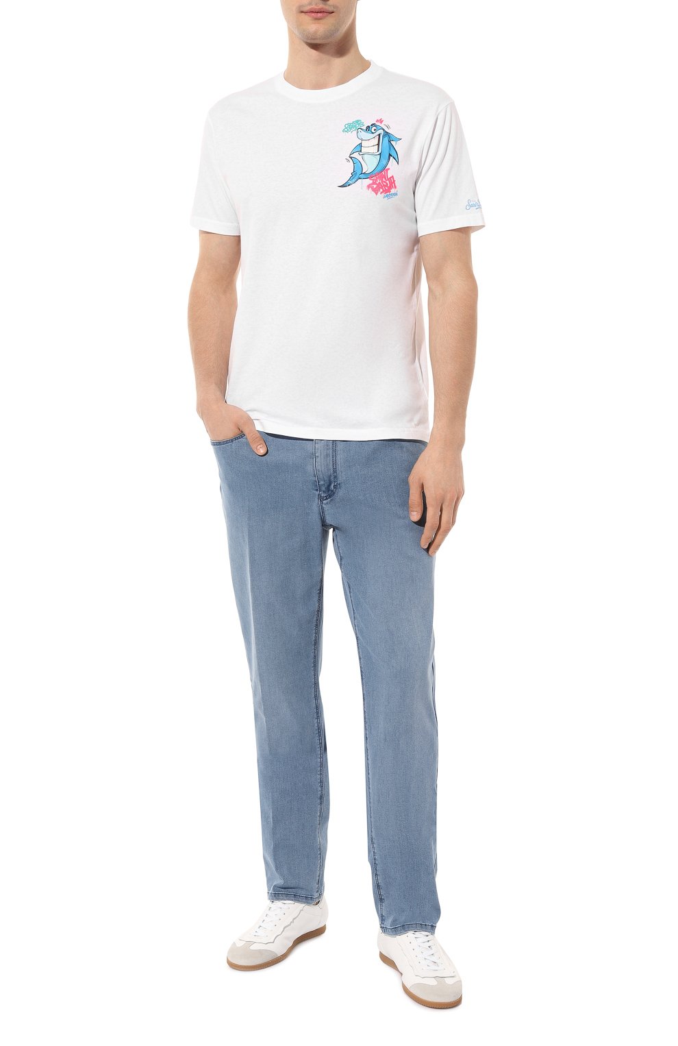 Хлопковая футболка crypto puppets x mc2 saint barth MC2 SAINT BARTH, арт. STBM/P0RT0FIN0/06500D, фото 2