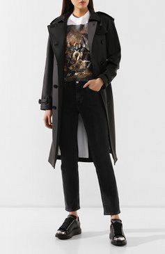 Кожаные кеды ALEXANDER MCQUEEN, арт. 571029/WHQYW, фото 1