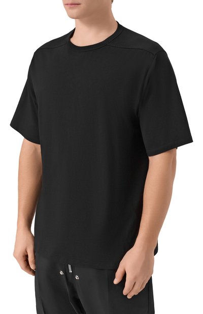 Хлопковая футболка RICK OWENS, арт. RU02E1232/JA, фото 3
