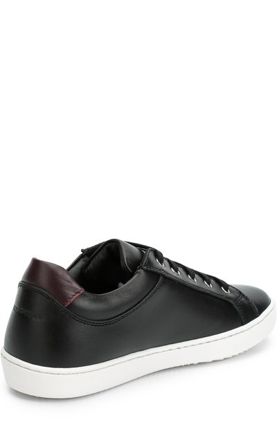 Кожаные кеды с нашивками DOLCE & GABBANA, арт. 0132/DA0497/AB579/29-36, фото 3