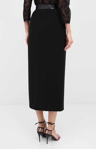 Юбка ULYANA SERGEENKO черного цвета по цене 115000 руб., арт. GNM003SS20P (0003р20), фото 4 Юбка ULYANA SERGEENKO, арт. GNM003SS20P (0003р20), фото 4