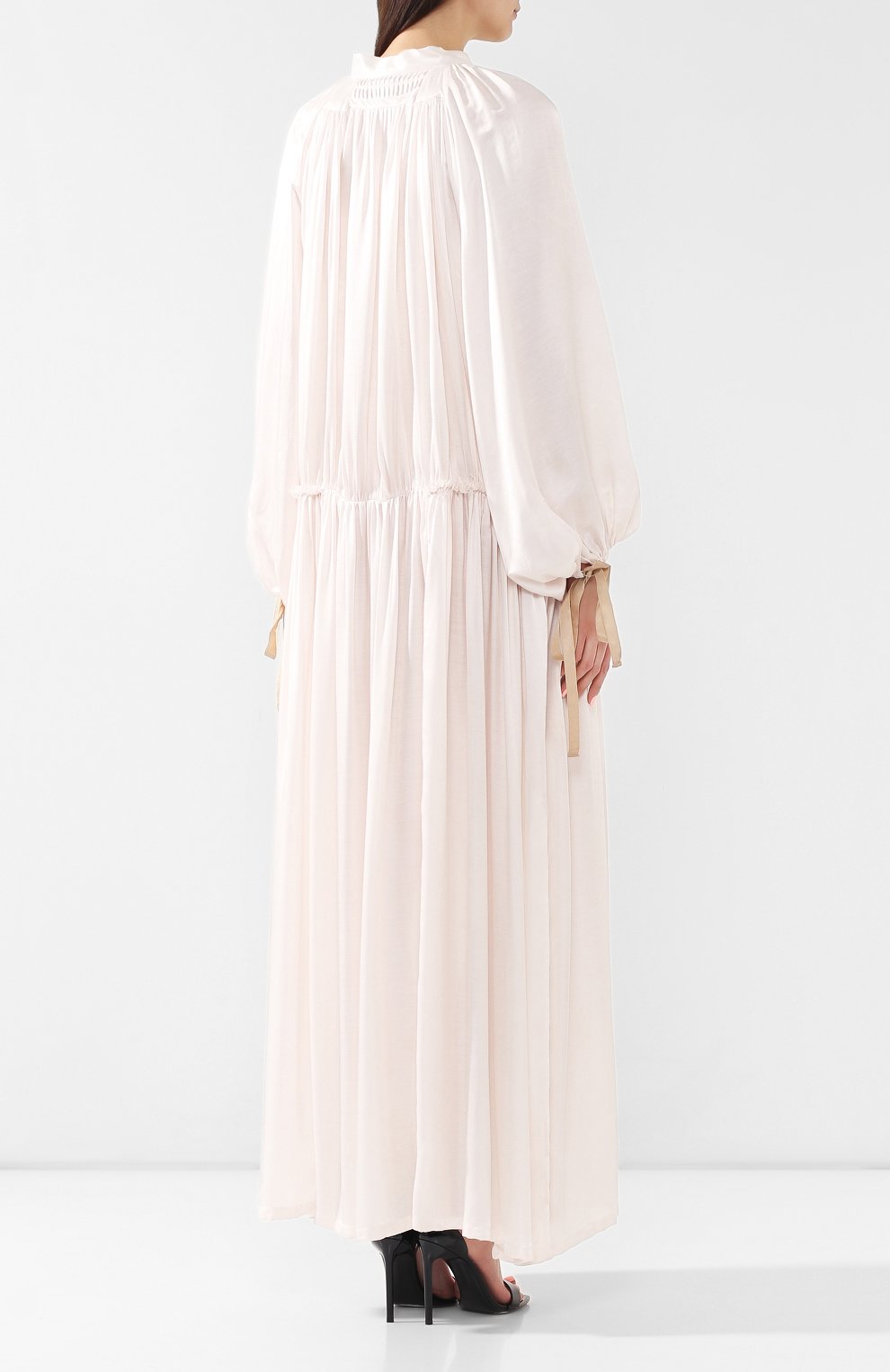Платье из смеси вискозы и шелка ANN DEMEULEMEESTER, арт. 1901-2302-P-122-032, фото 4