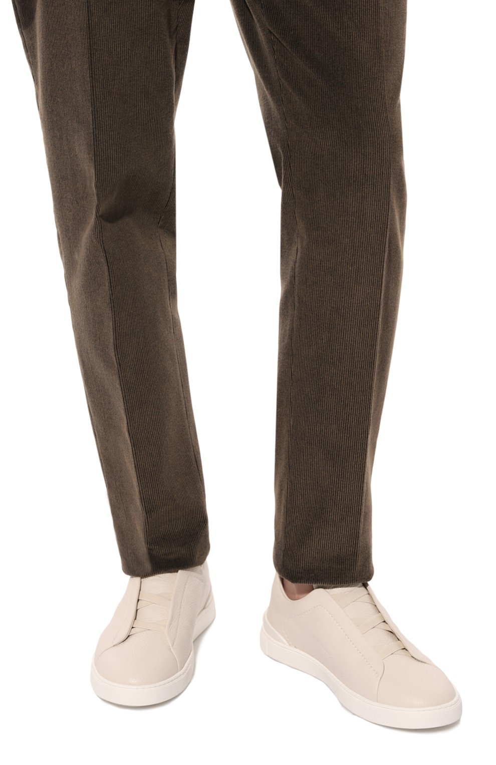 Кожаные кеды triple stitch ZEGNA, арт. LHCV0/S4667Z, фото 3