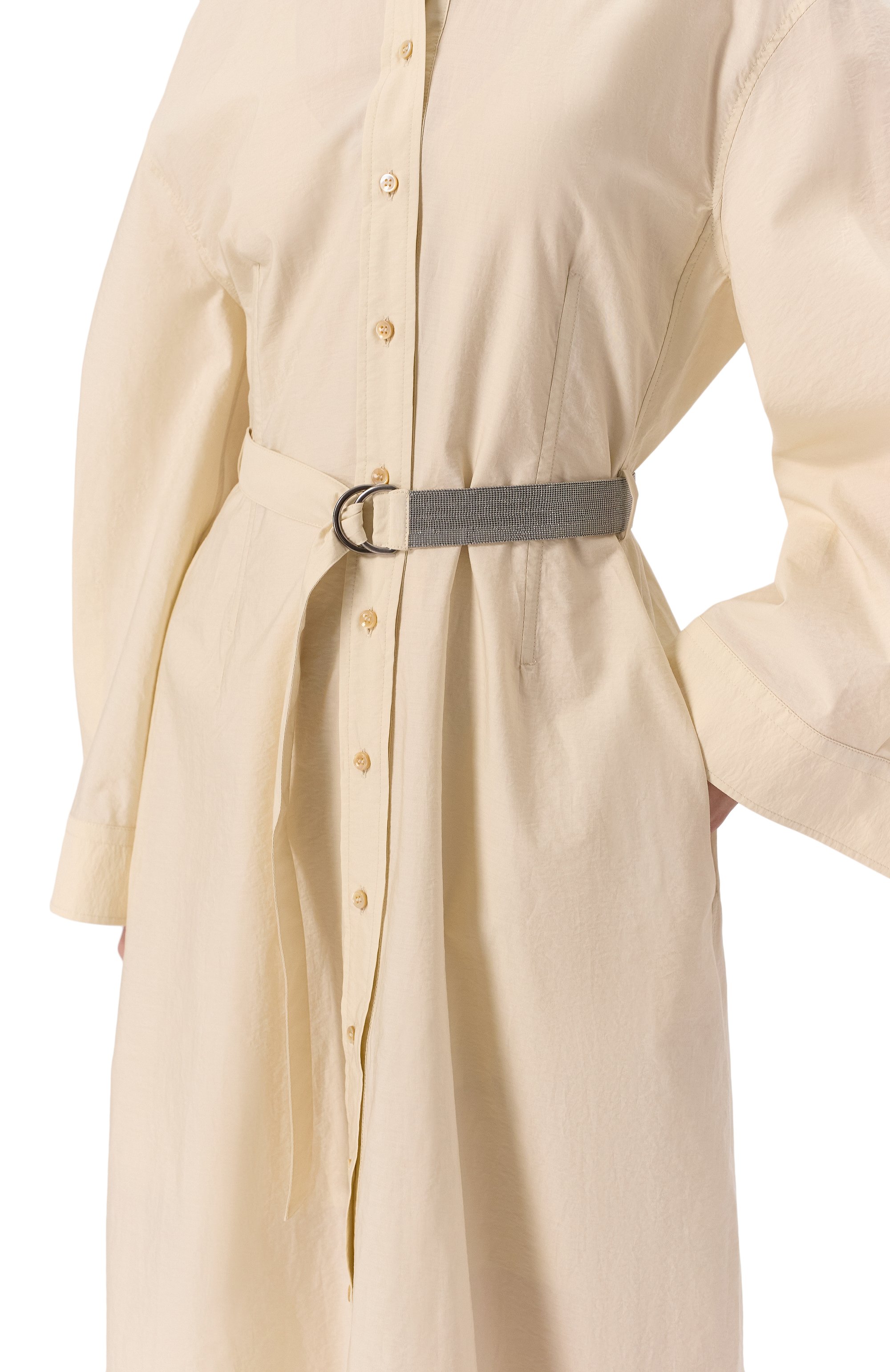 Хлопковое платье BRUNELLO CUCINELLI, арт. M0F79AHB46, фото 5