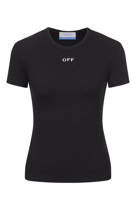 Женская хлопковая футболка OFF-WHITE, арт. 0WAA065C99JER005