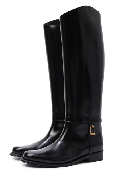 Женские кожаные сапоги julia SAINT LAURENT, арт. 850101/AAFUQ