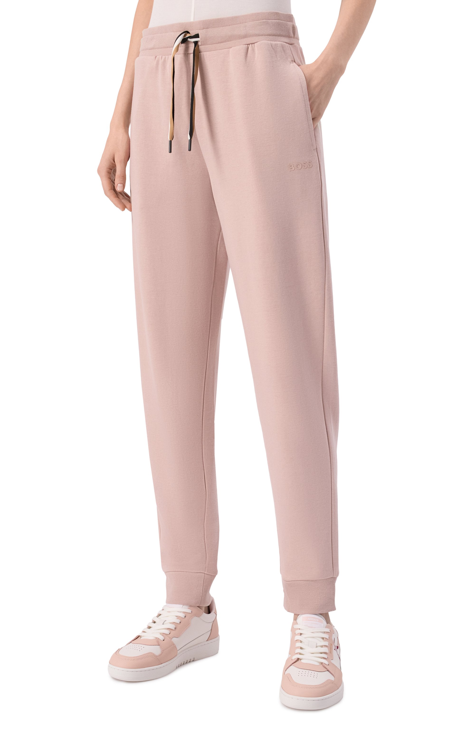 Джоггеры из хлопка и лиоцелла BOSS, арт. 50524759, фото 3