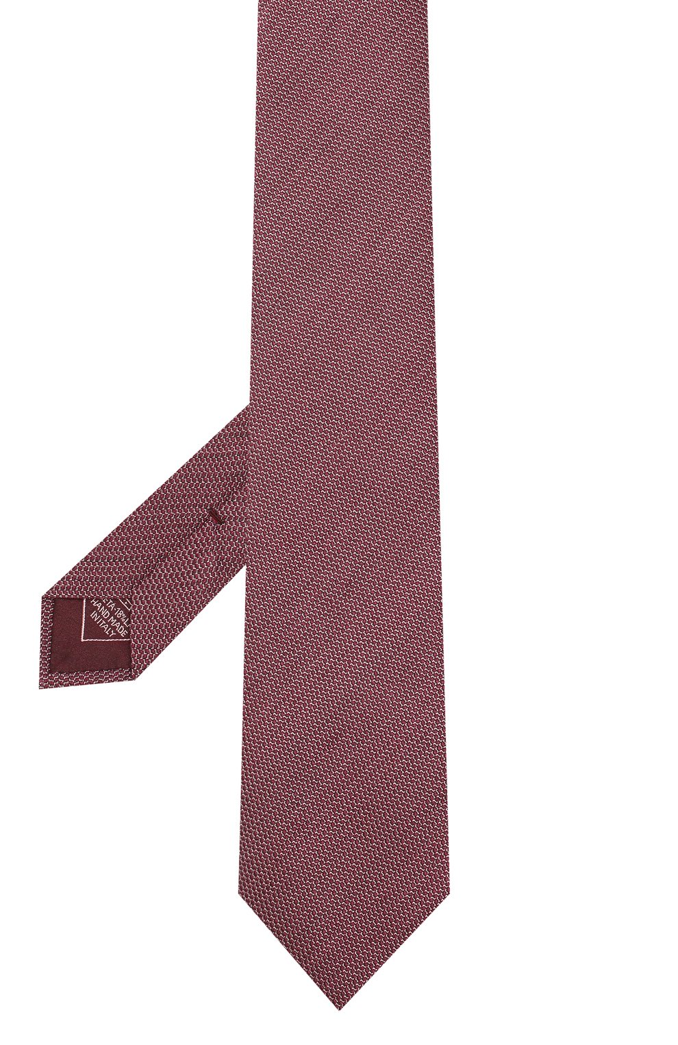 Шелковый галстук BRIONI бордового цвета по цене 27950 руб., арт. 061D00/08438, фото 2 Шелковый галстук BRIONI, арт. 061D00/08438, фото 2