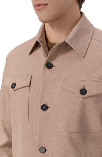 Хлопковая куртка-рубашка HARRIS WHARF LONDON, арт. CH9320PPQ/PPQ, фото 5